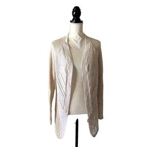 Roxy | Knitted Cardigan Sweater | Cream | Size: Medium